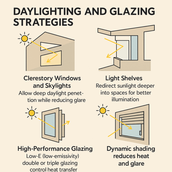 daylighting and glazing strategies | intrivis