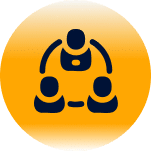 icon showing people connected